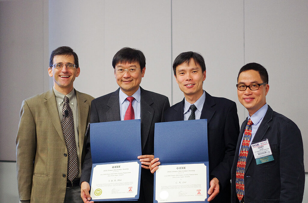 1st Place IEEE Transactions Prize Paper Award from the IEEE Power Electronics Society
