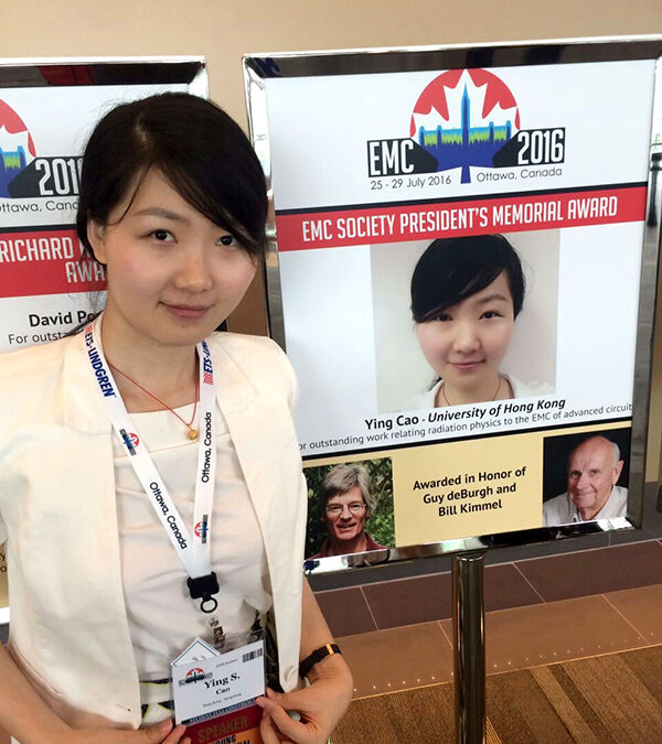 Miss Ying Cao received two Top International EMC Awards