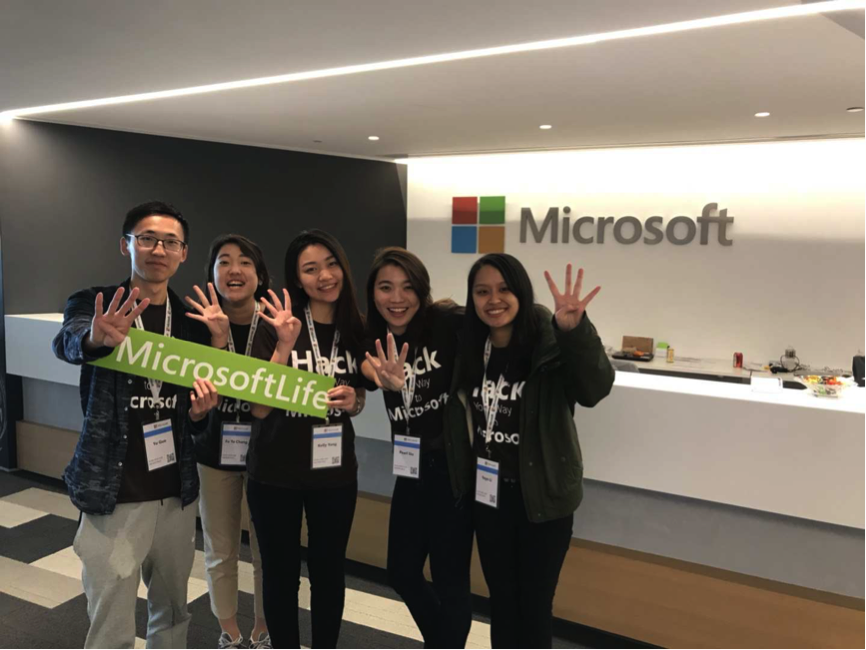 MSc EEE student Guo Yu won the Champion Team Award in the Microsoft 2018 Internship Job Hack
