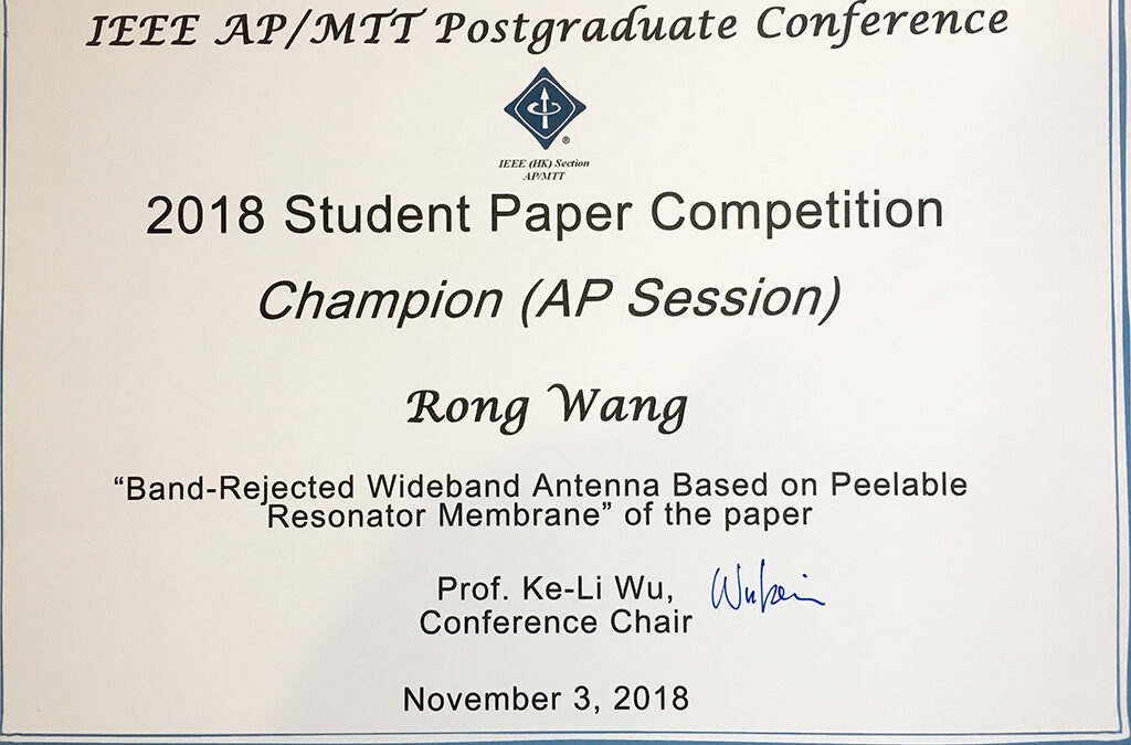 Champion of Student Paper Competition