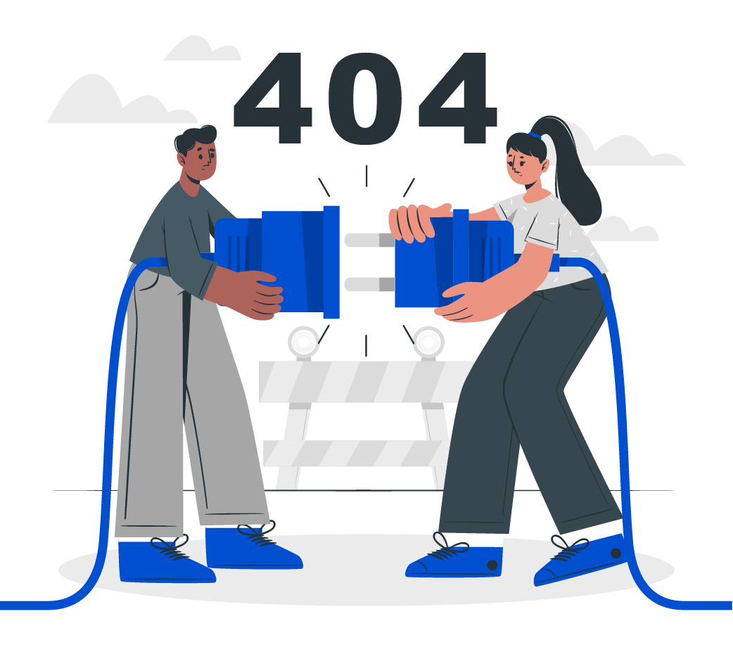404 error image - no this page
