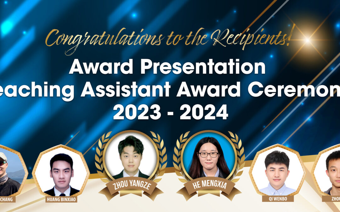Teaching Assistant Award 2023-2024