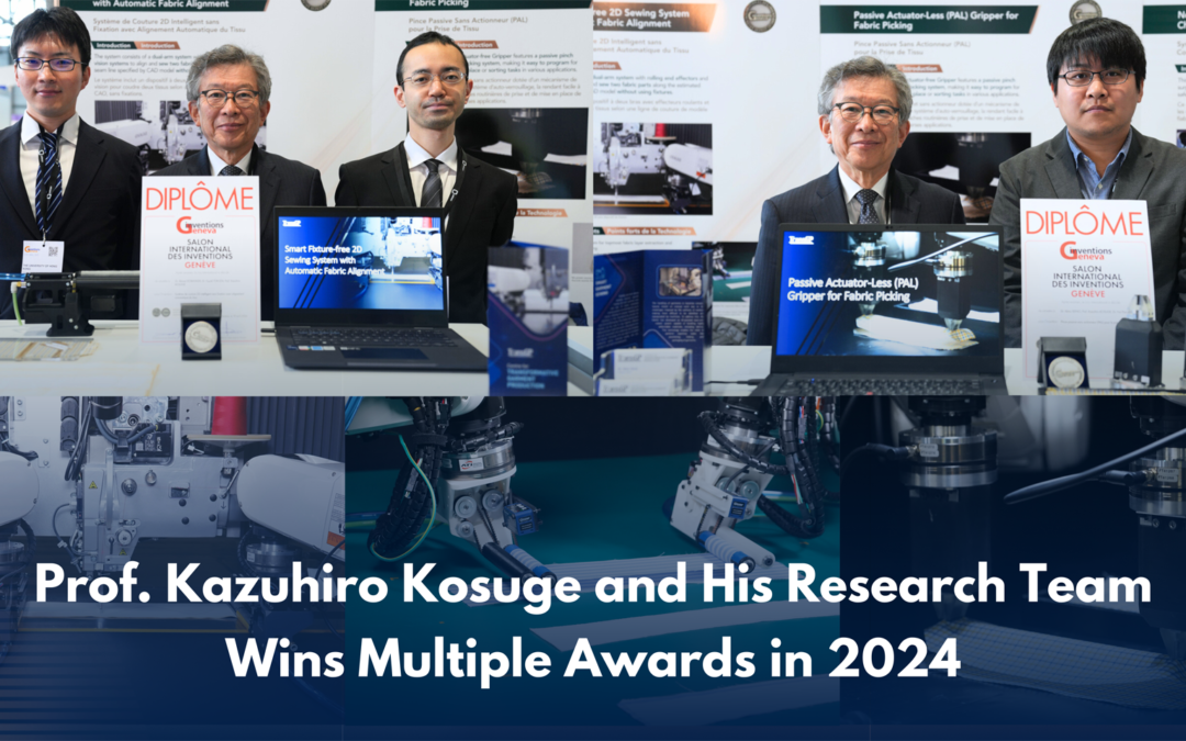Prof. Kazuhiro Kosuge and His Research Team Wins Multiple Awards in 2024
