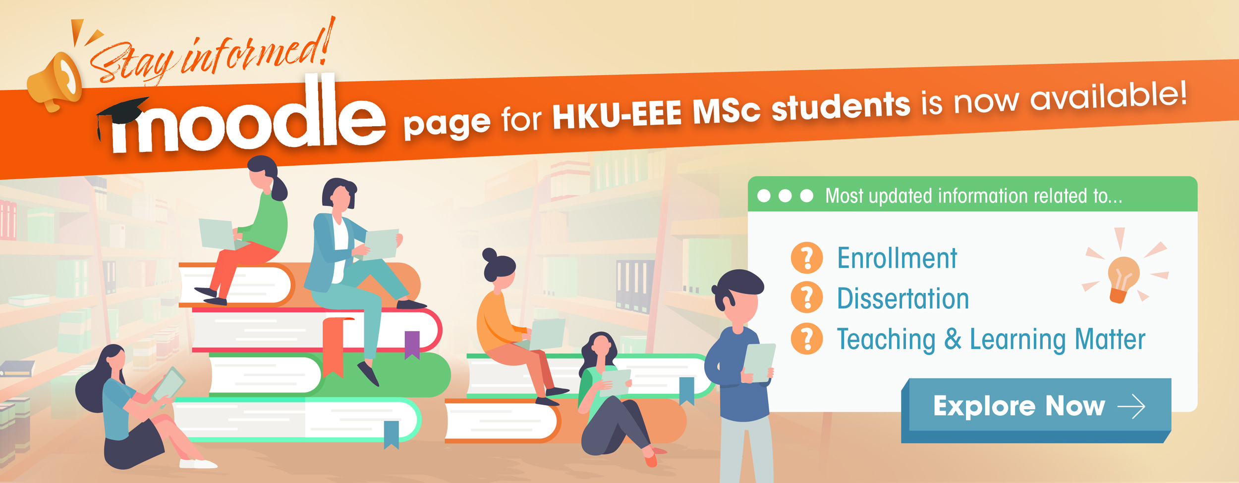 link to moodle banner