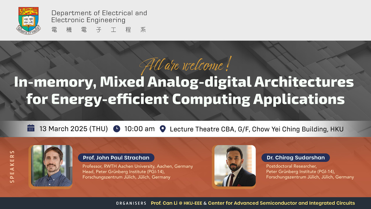 In-memory, Mixed Analog-digital Architectures for Energy-efficient Computing Applications