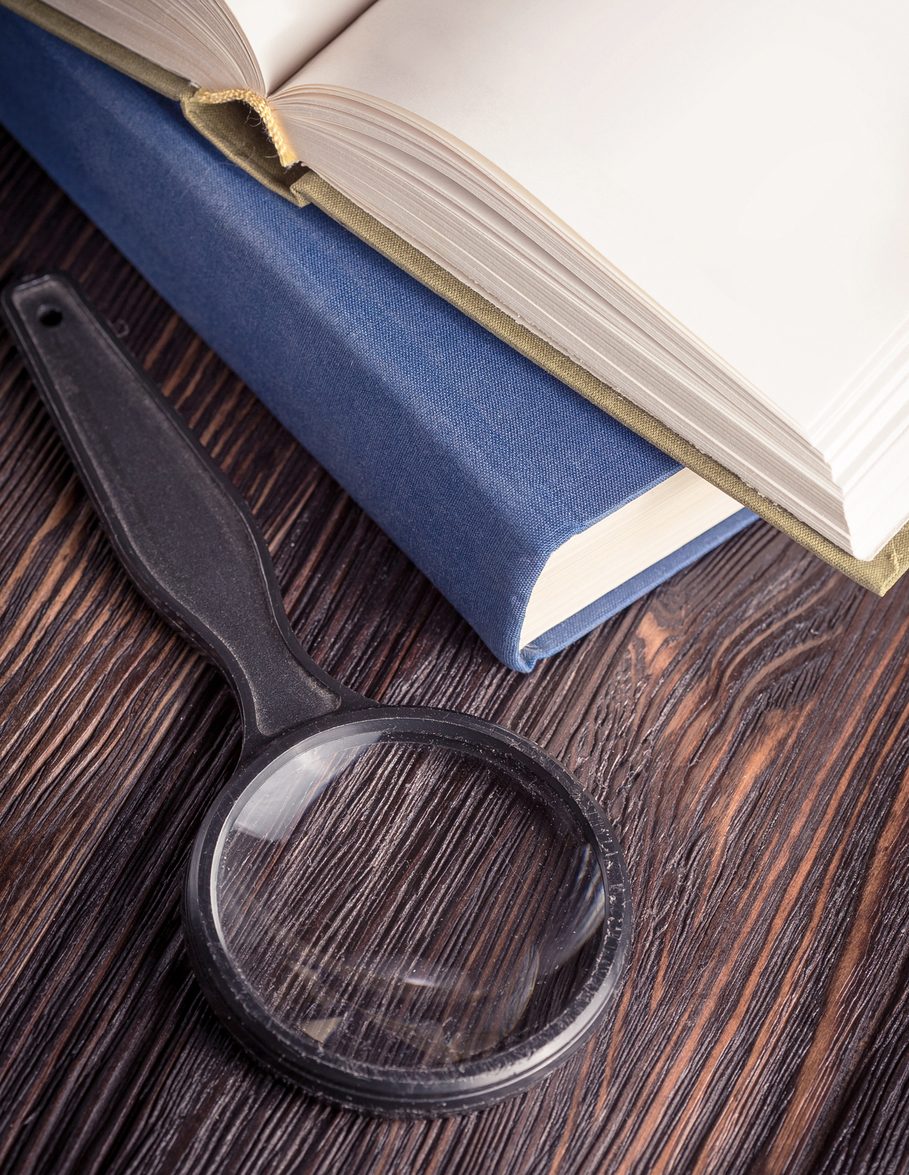 Open book in vintage light tone color