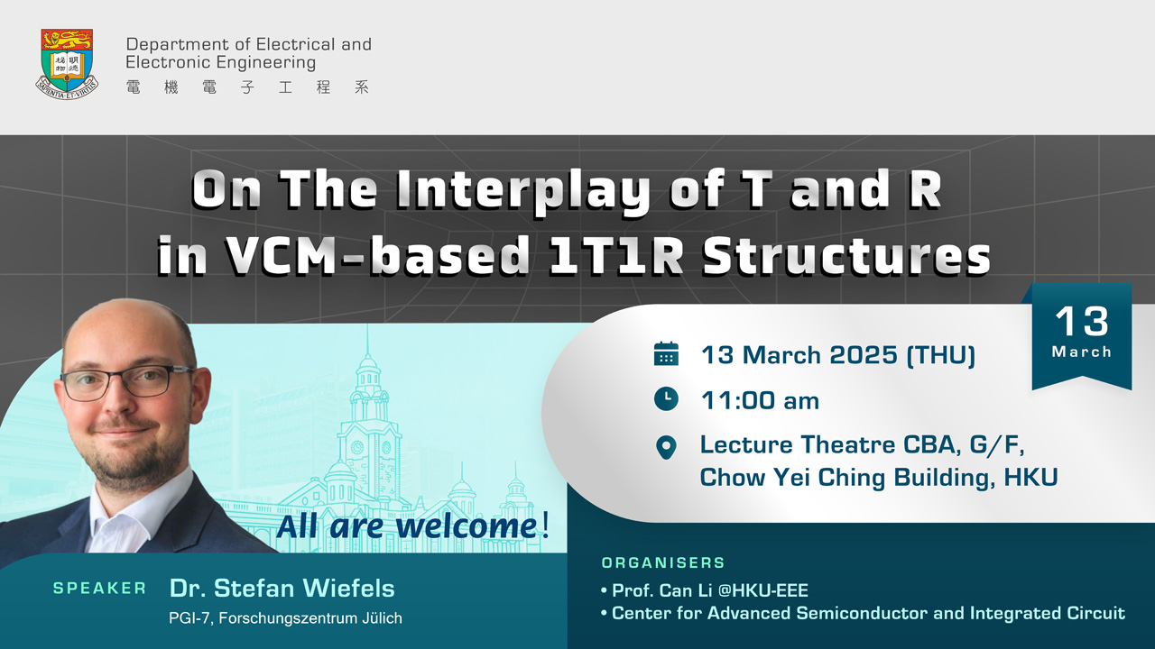 On The Interplay of T and R in VCM-based 1T1R Structures banner