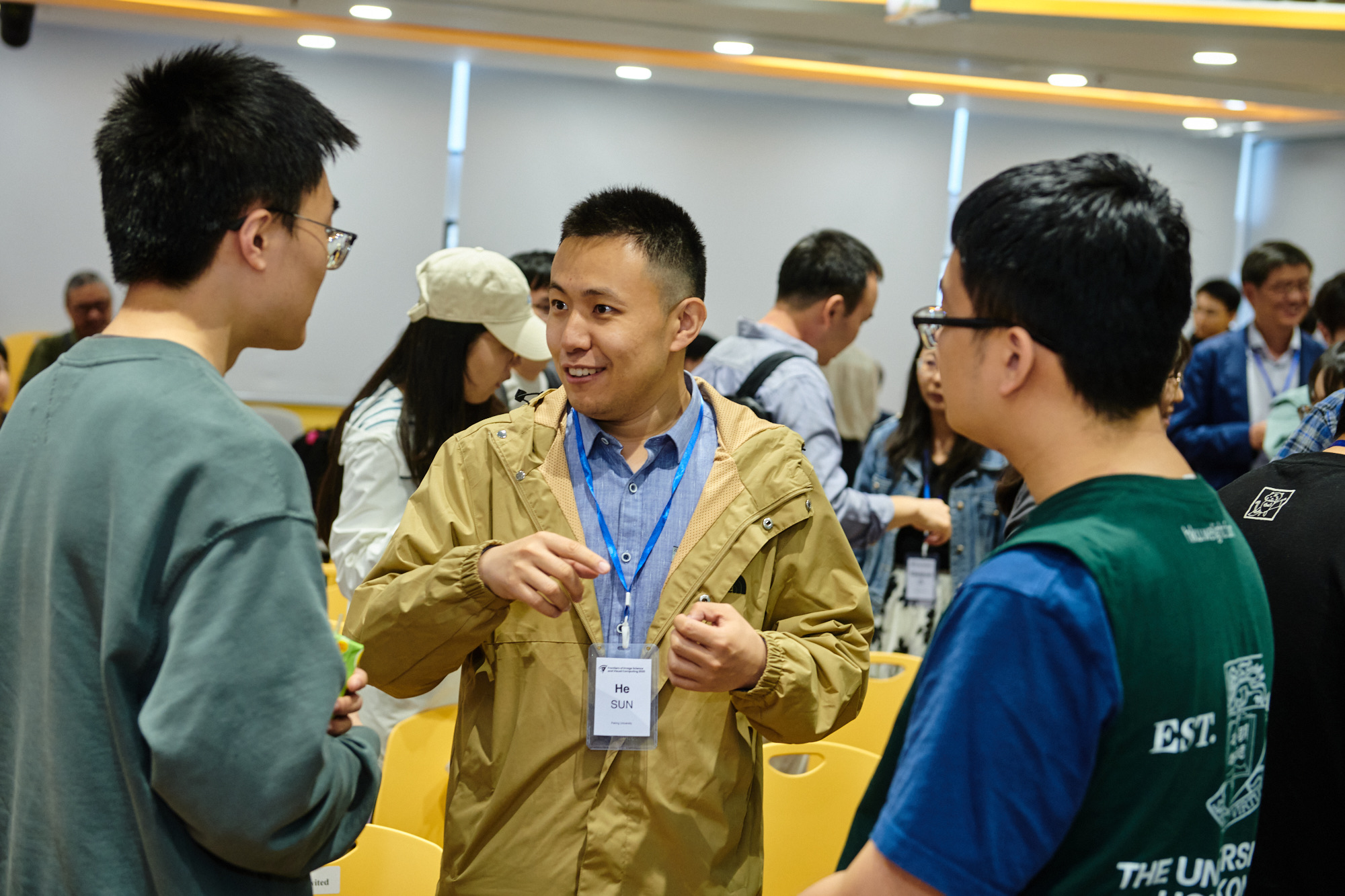 Active participants and speakers engaging in the Q&A and tea break sessions.