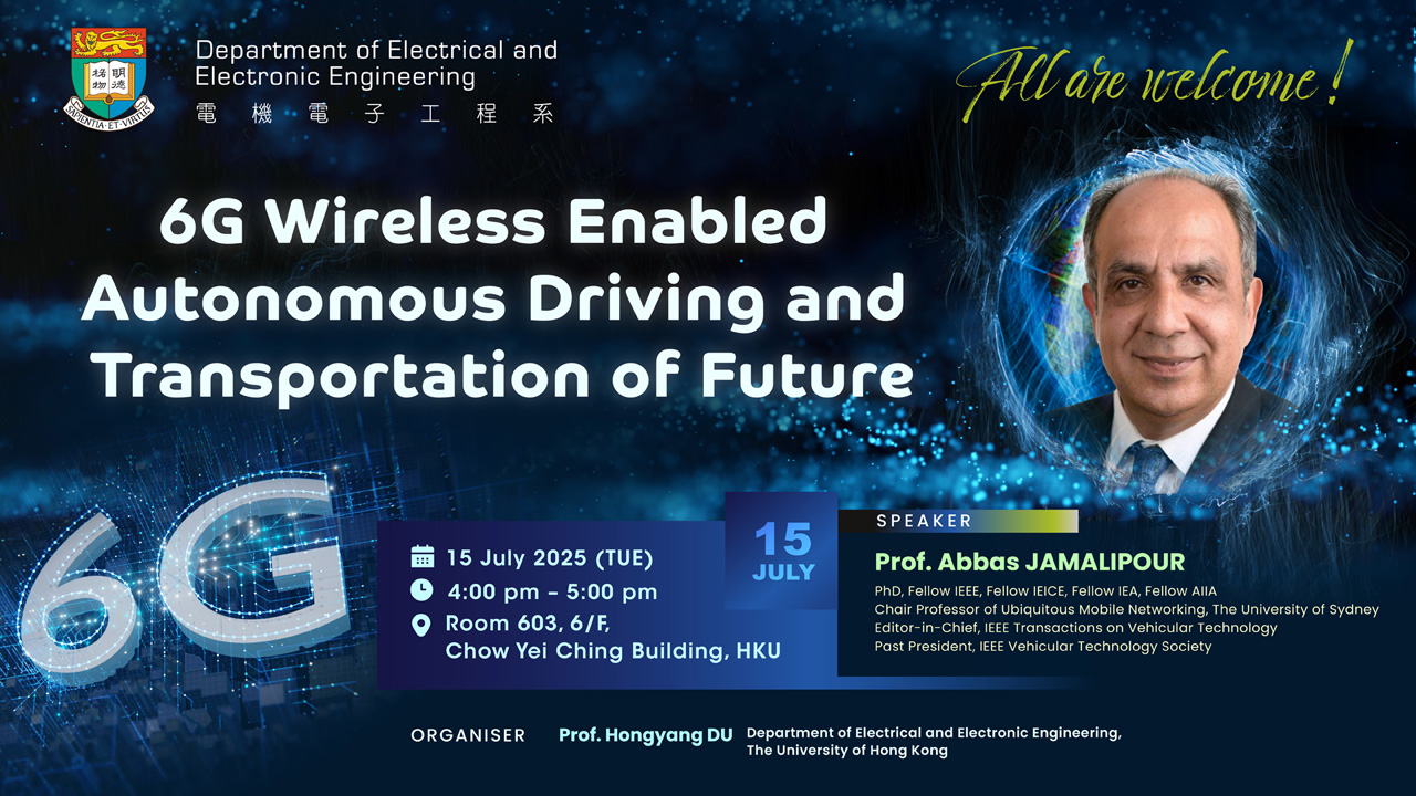 Seminar on 6G Wireless Enabled Autonomous Driving and Transportation of Future