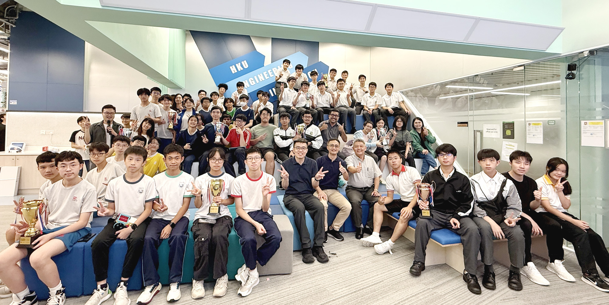 Group photo of the event HKU-EEE Robo League 2025