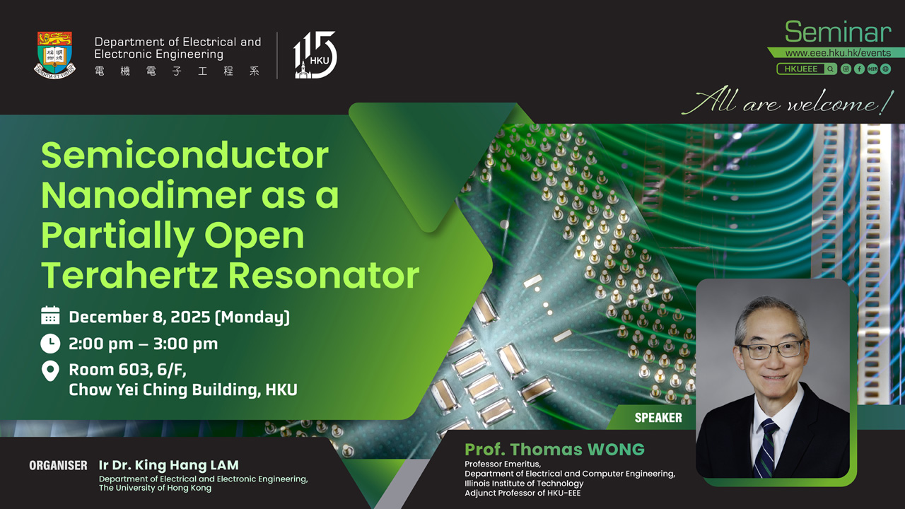 Seminar on Semiconductor Nanodimer as a Partially Open Terahertz Resonator