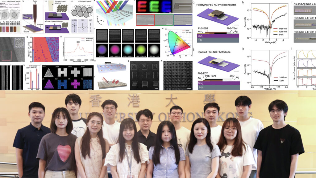 HKU Engineering Research Team Develops A Nano-printing Technique for All-printed Infrared Micro-photodetectors