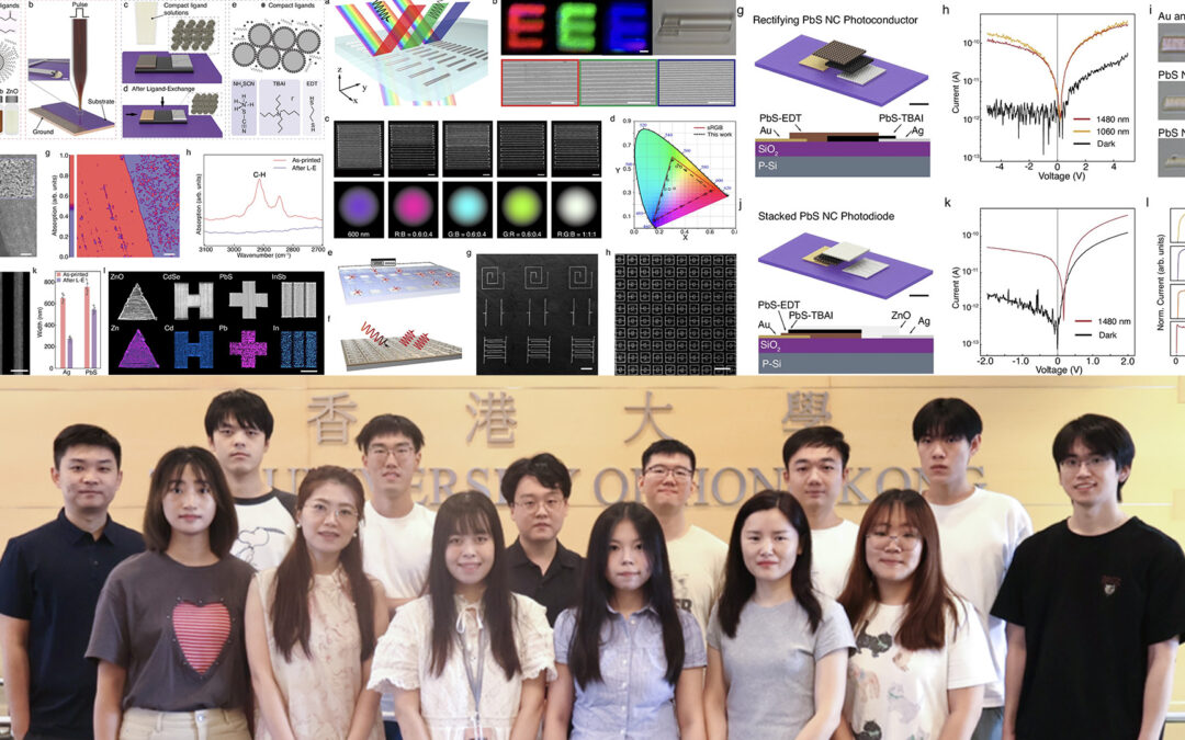 HKU Engineering Research Team Develops A Nano-printing Technique for All-printed Infrared Micro-photodetectors
