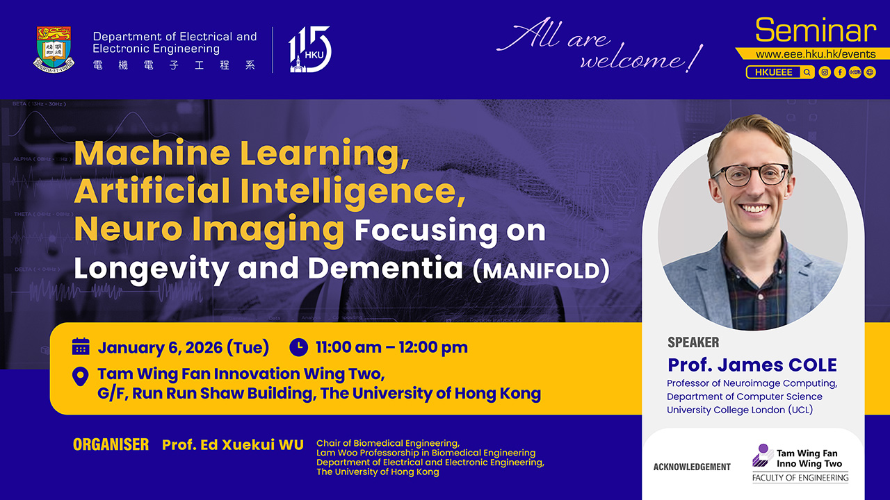 Seminar on Machine Learning, Artificial Intelligence, Neuro Imaging Focusing on Longevity and Dementia (MANIFOLD)