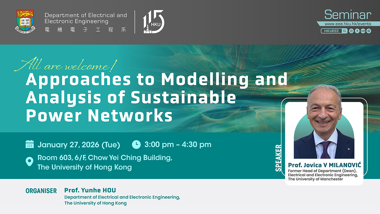 Seminar on Approaches to Modelling and Analysis of Sustainable Power Networks