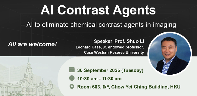 Seminar on AI Contrast Agents – AI to Eliminate Chemical Contrast Agents in Imaging