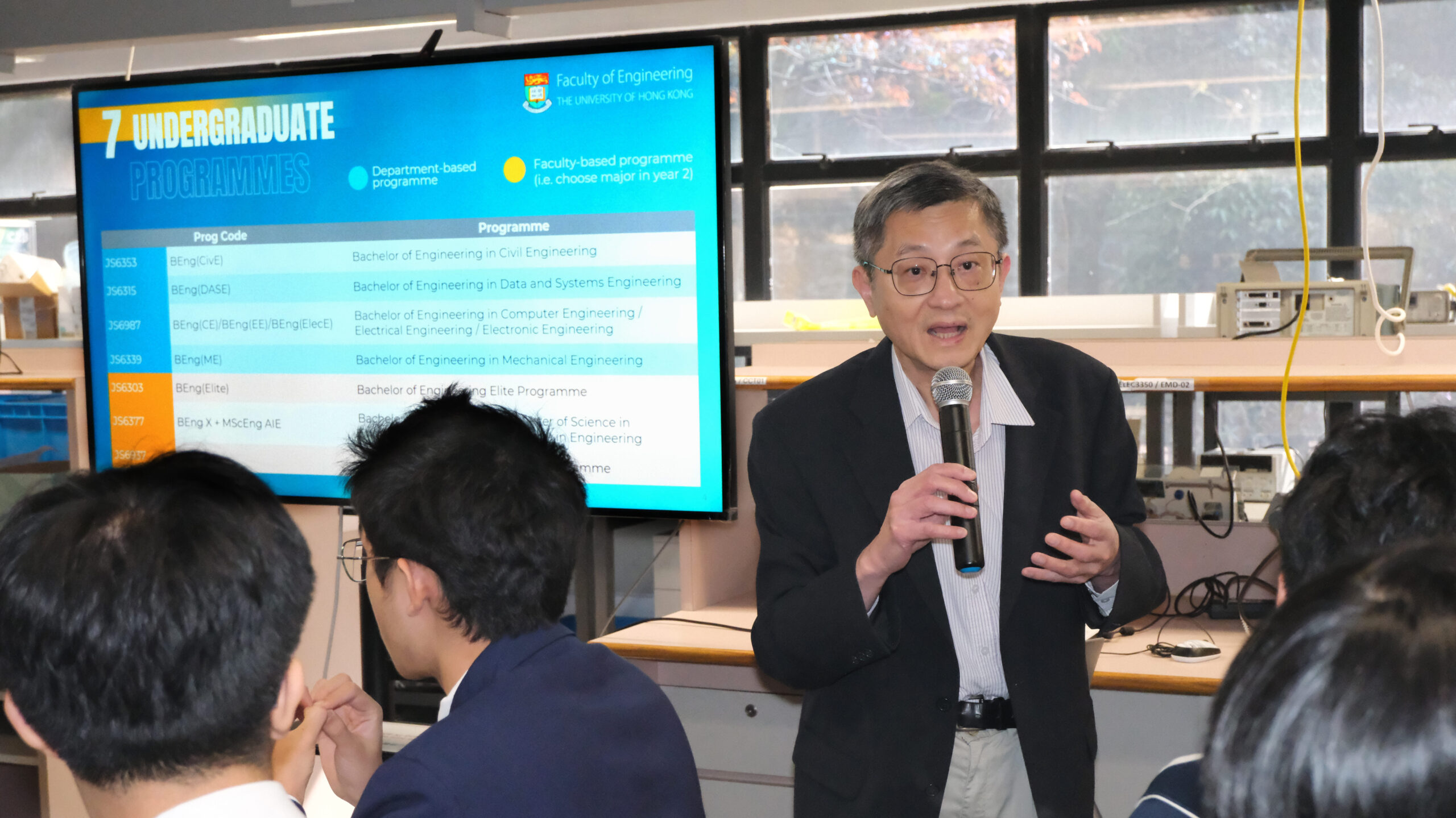 The program began with an inspiring welcome speech and an Admissions Talk by Prof. K.W. CHOW