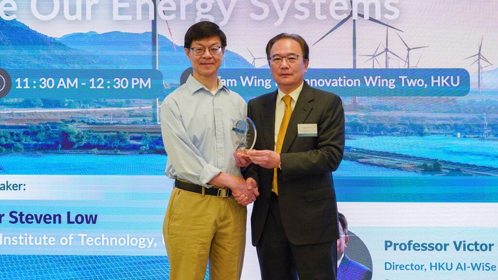 William Mong Distinguished Lecture “Decarbonise Energy Systems”