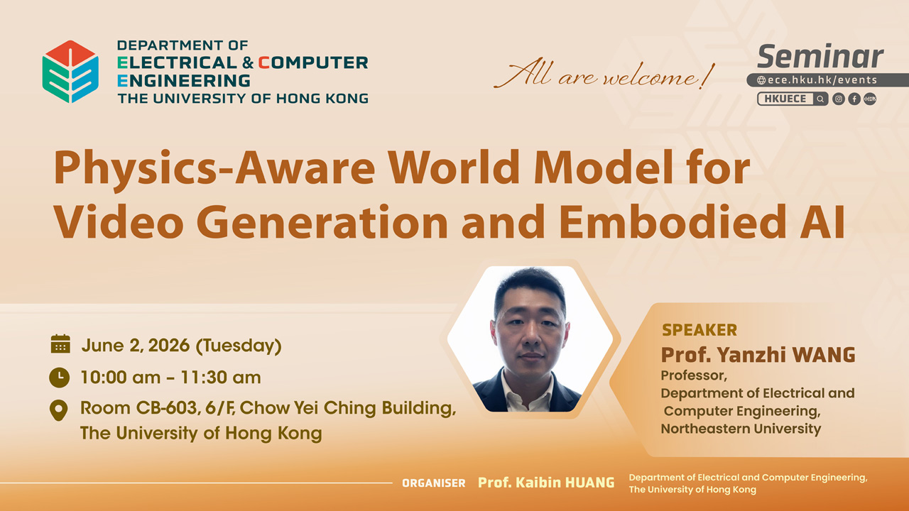 Seminar on Physics-Aware World Model for Video Generation and Embodied AI